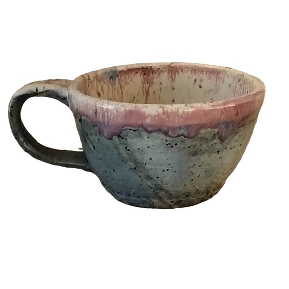 Handcrafted Pottery Mug Unique - Picture 1 of 10